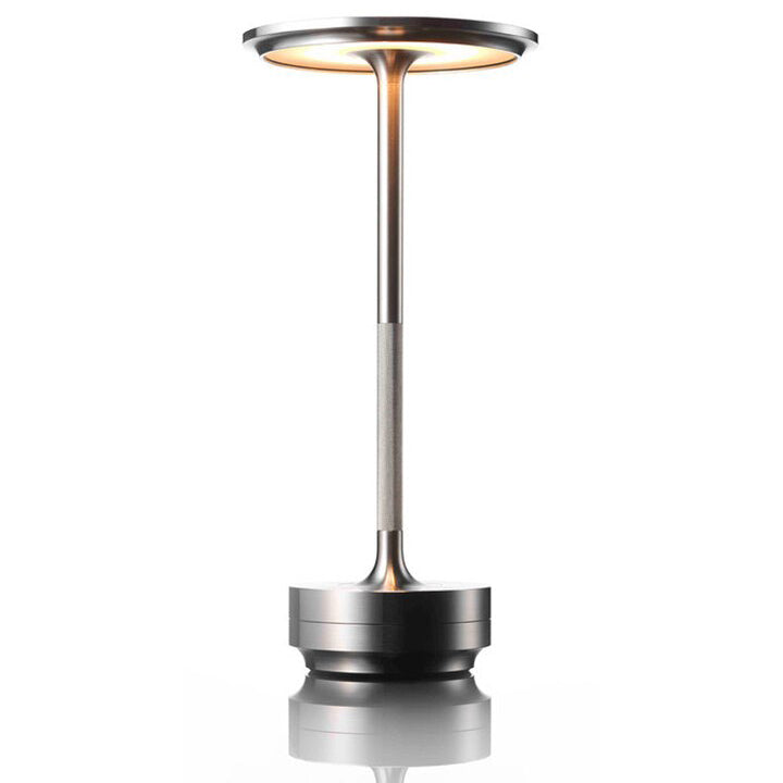 Variant image for Cordless Metallic Table Lamp with Touch Control, Adjustable Brightness – Battery Operated Bedside Lamp for Elegant Lighting-3