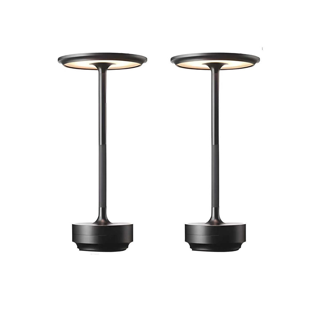 Variant image for Cordless Metallic Table Lamp with Touch Control, Adjustable Brightness – Battery Operated Bedside Lamp for Elegant Lighting-6