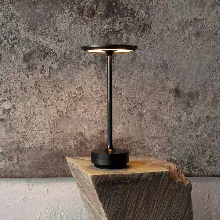 Variant image for Cordless Metallic Table Lamp with Touch Control, Adjustable Brightness – Battery Operated Bedside Lamp for Elegant Lighting-5