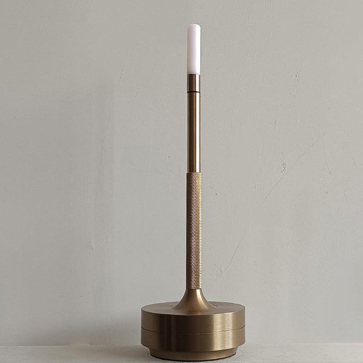 Variant image for Dimmable Candle Table Lamp with Flickering Flame Effect – Portable Cordless Battery Operated Touch Control Bedroom Lamp-2