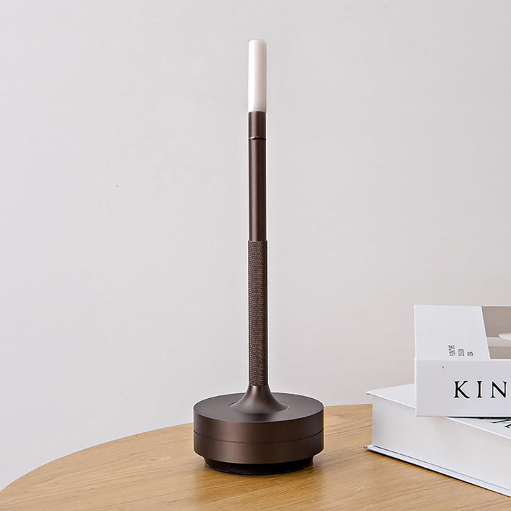Variant image for Dimmable Candle Table Lamp with Flickering Flame Effect – Portable Cordless Battery Operated Touch Control Bedroom Lamp-3