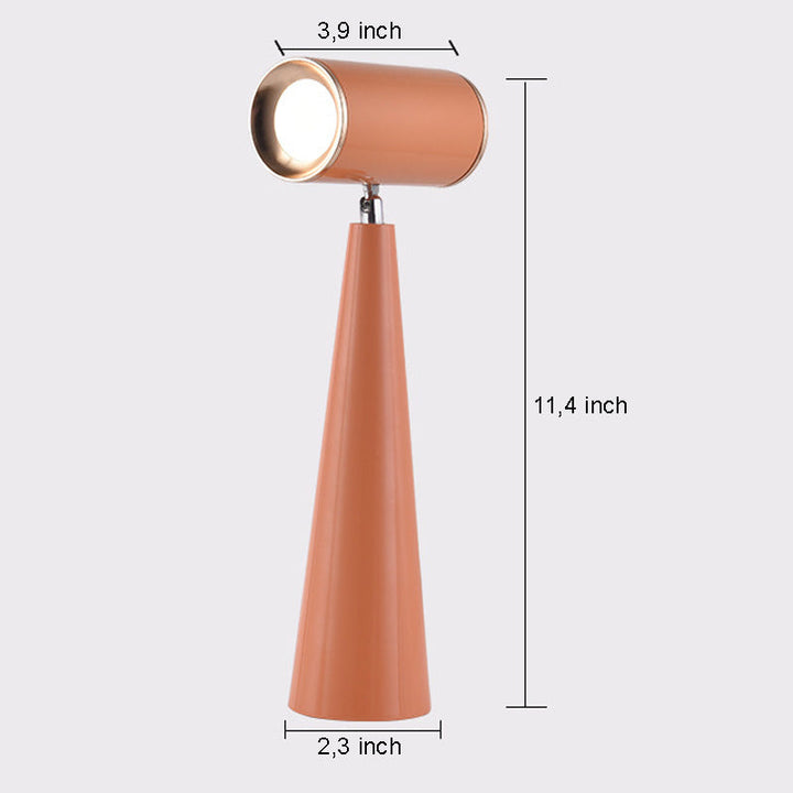Portable LED Mushroom Table Lamp – Cordless Battery Operated Bedside Lamp with Touch Control for Cozy Illumination-4
